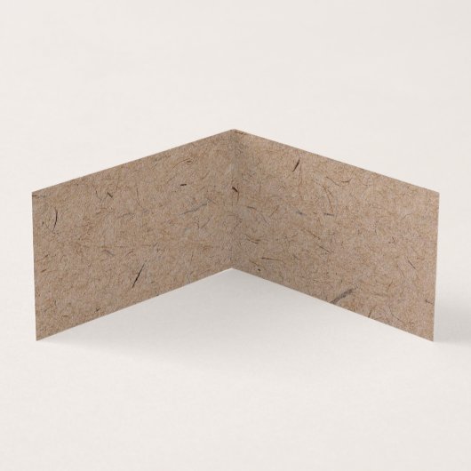 ミニマルモダンス素朴クラフト紙 名刺 (内部)