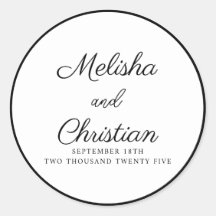 ミニマルモダンス結婚のシール