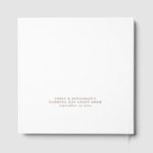 ミニマルモダンス結婚スクリプト ゲストブック (裏面)