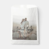 ミニマルモダンス結婚写真 フェイバーバッグ (正面)