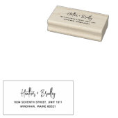 ミニマルモダンス結婚差出人住所 ラバースタンプ (押印)