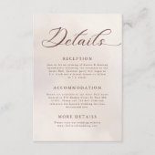 ミニマルモダンス結婚詳細 エンクロージャーカード (正面)