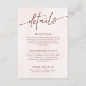 ミニマルモダンス結婚詳細 エンクロージャーカード (正面)