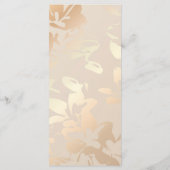 ミニマルモダンス結婚金ゴールドのメニュー メニュー (裏面)