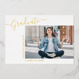 ミニマルモダンス1フォトグラッド発表 箔招待状