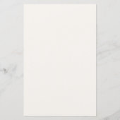 ミニマルモダンタイポグラフィ結婚のメニューカード (裏面)