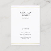 ミニマルモダンデザインクリエイティブプロフェッショナル 名刺 (正面)