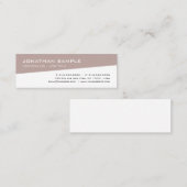 ミニマルモダンデザイントレンディー スキニー名刺 (正面/裏面)