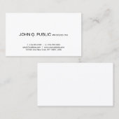 ミニマルモダンデザイン エレガント シンプル 名刺 (正面/裏面)