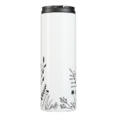 ミニマルモダントレンディー植物熱タンブラー タンブラー (裏面)