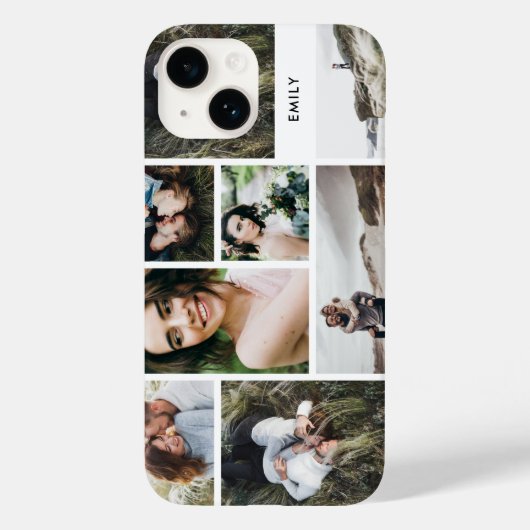 ミニマルモダンパーソナライズされた数々の7 Case-Mate iPhoneケース (裏面)