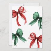 ミニマルモダンパーティの招待状 招待状 (裏面)