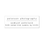 ミニマルモダンビジネス差出人住所 セルフインキングスタンプ (デザイン)