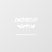 ミニマルモダンビジネス手書きブランディング ウィンドウサイン (シート)