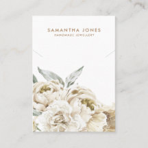 ミニマルモダンフローラネックレスディスプレイ