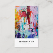 ミニマルモダンプロフェッショナルアーティストQrコード 名刺 (正面)