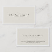 ミニマルモダンプロフェッショナルエレガントカラー平野 名刺 (正面/裏面)