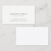 ミニマルモダンプロフェッショナルエレガントテンプレート 名刺 (正面/裏面)
