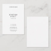 ミニマルモダンプロフェッショナルエレガントテンプレート 名刺 (正面/裏面)