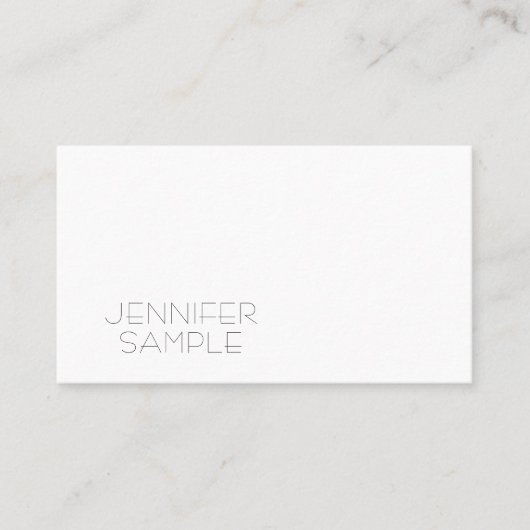 ミニマルモダンプロフェッショナルエレガントテンプレート 名刺 (正面)