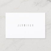 ミニマルモダンプロフェッショナルテンプレートエレガント 名刺 (正面)