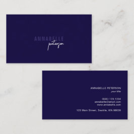 ミニマルモダンプロフェッショナルブシンプルル 名刺