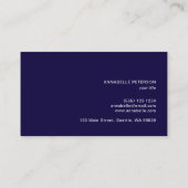 ミニマルモダンプロフェッショナルブシンプルル 名刺 (裏面)