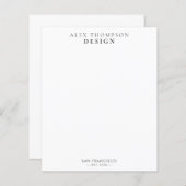 ミニマルモダンプロフェッショナル事業文房具 (正面/裏面)