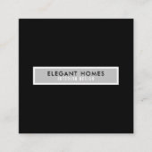 ミニマルモダンプロフェッショナル広場 スクエア名刺 (正面)