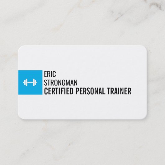 ミニマルモダンプロフェッショナル白丸 名刺 (正面)