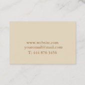 ミニマルモダンプロフェッショナル 名刺 (裏面)