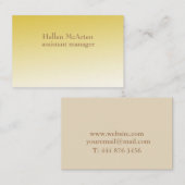 ミニマルモダンプロフェッショナル 名刺 (正面/裏面)