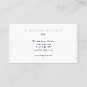 ミニマルモダンプロフェッショナル 名刺 (裏面)