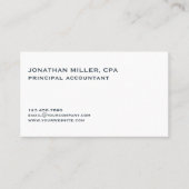 ミニマルモダンプロフェッショナル 名刺 (正面)