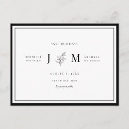 ミニマルモダンムな葉は日を守る ポストカード