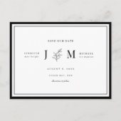 ミニマルモダンムな葉は日を守る ポストカード (正面)