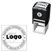 ミニマルモダンム事業ロゴ会社の紋章 セルフインキングスタンプ (インサイチュ)