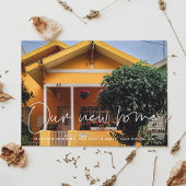 ミニマルモダンム写真の動きの発表 ポストカード