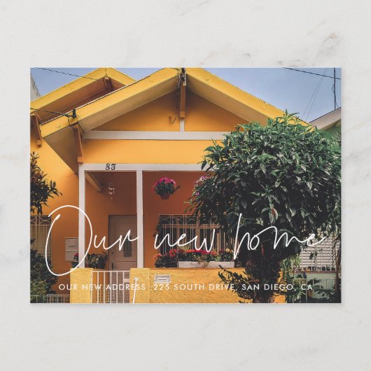 ミニマルモダンム写真の動きの発表 ポストカード (正面)