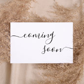 ミニマルモダンム妊娠告知カード 案内状