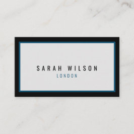 ミニマルモダンム海軍ブラック コーリングカード