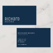 ミニマルモダンム無水色 名刺 (正面/裏面)