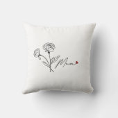 ミニマルモダンム装飾用クッション クッション (裏面)