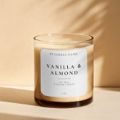 ミニマルモダンム製品ラベル スクエアシール