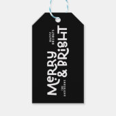 ミニマルモダンメリータイポグラフィ ギフトタグ (正面)