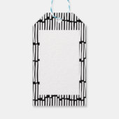 ミニマルモダンメリータイポグラフィ ギフトタグ (裏面)