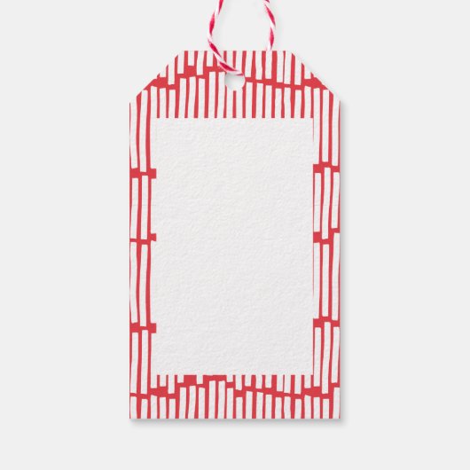 ミニマルモダンメリータイポグラフィ ギフトタグ (裏面)