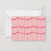 ミニマルモダンメリータイポグラフィ ノートカード (裏面)