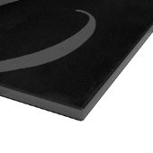 ミニマルモダンモノグラムイニシャル名 カッティングボード (角)