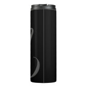 ミニマルモダンモノグラムイニシャル名 タンブラー (裏面)